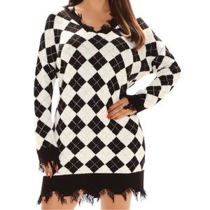 Sweater mini dress